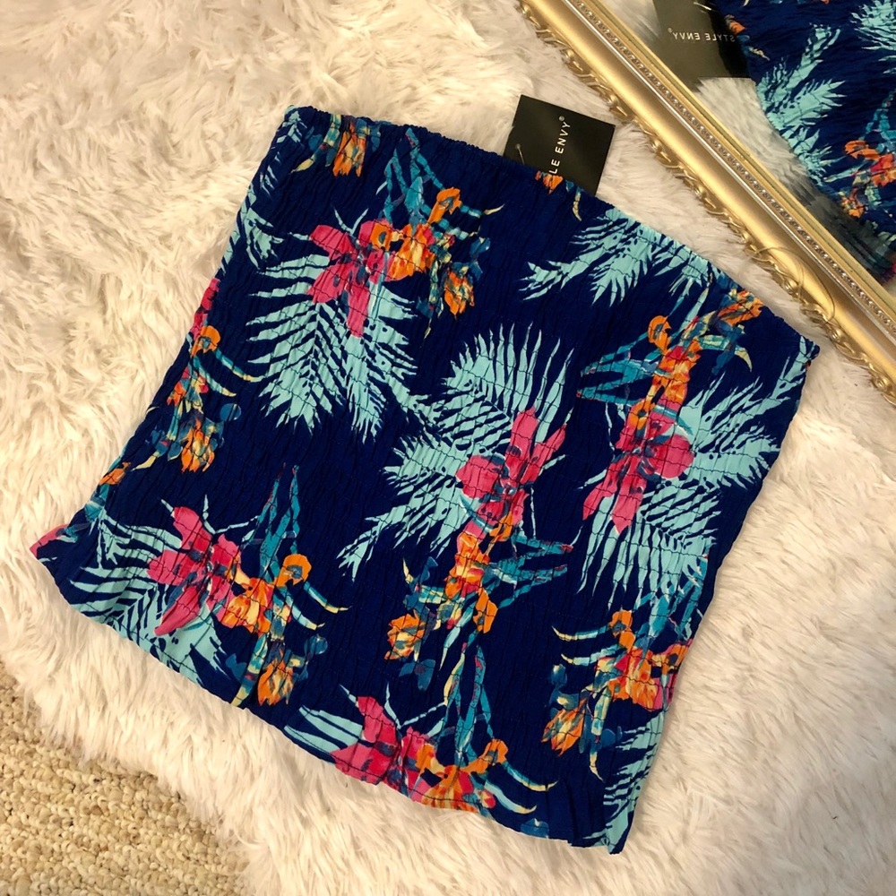Style Envy tropical tube top
